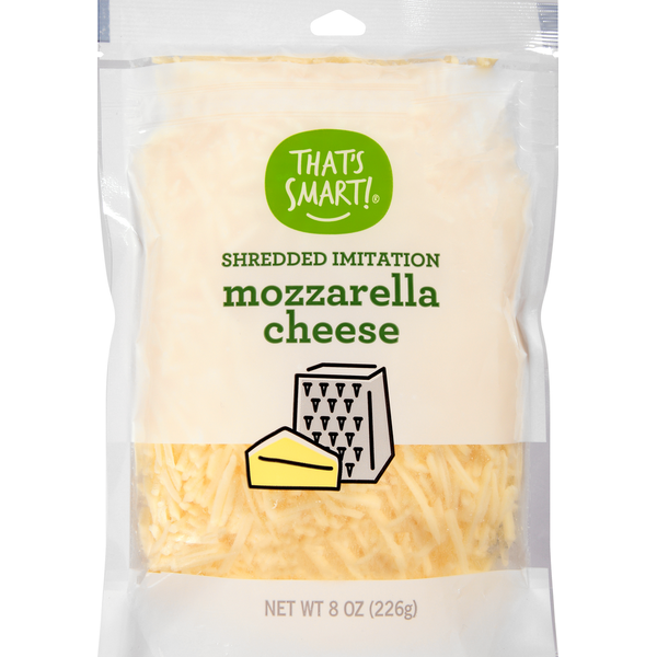 Specialty Cheeses That's Smart! Cheese, Mozzarella, Shredded Imitation hero