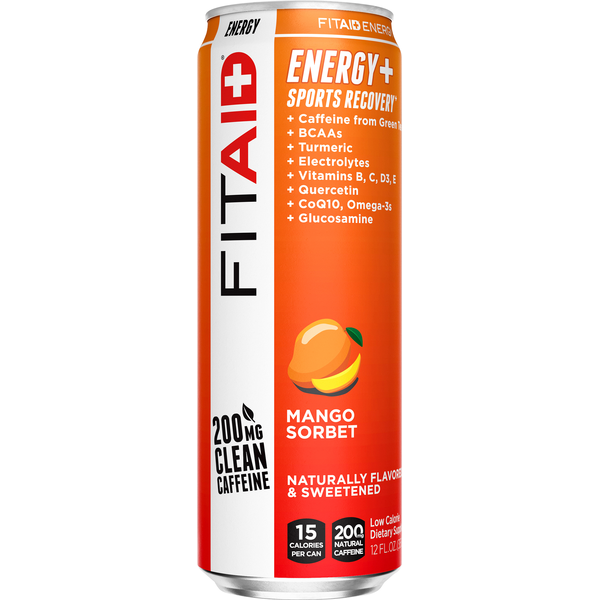 Ice Cream & Ice Lifeaid Beverage Company Energy + Sports Recovery, Mango Sorbet hero