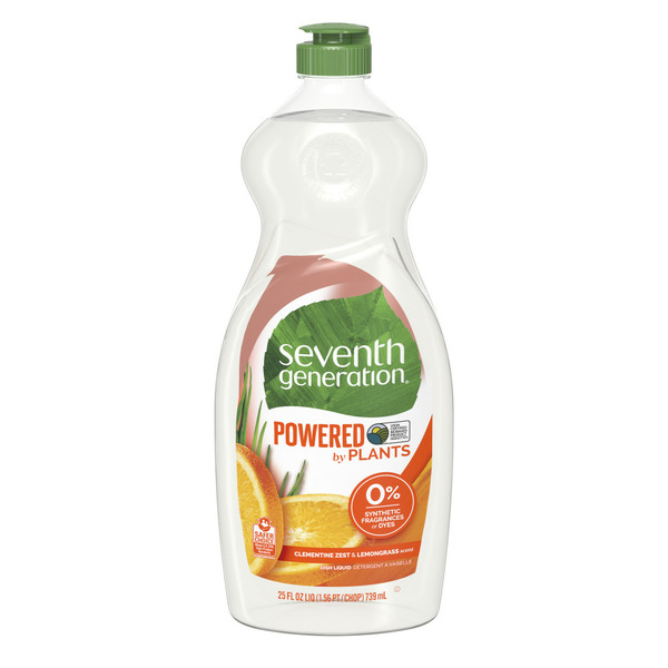 Dish Detergents Seventh Generation Dish Liquid Soap Clementine Zest & Lemongrass hero