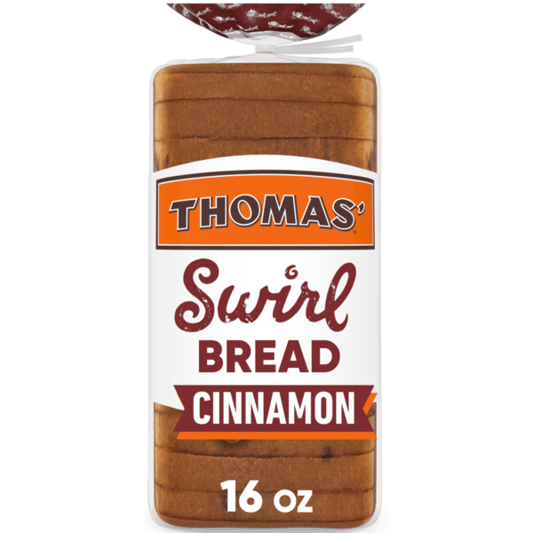 Conventional Breads (Grocery) Thomas’ Cinnamon Swirl Bread hero