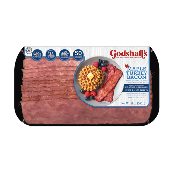 Hot Dogs, Bacon & Sausage Godshall's Maple Turkey Bacon hero