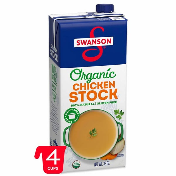 Honeys, Syrups & Nectars Swanson's Organic 100% Natural Chicken Stock hero