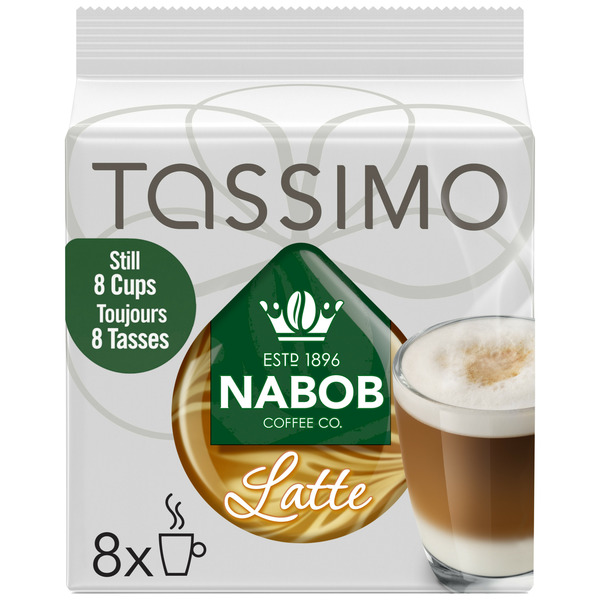 Coffee Bar TASSIMO Nabob Latte Coffee Single Serve T-Discs hero