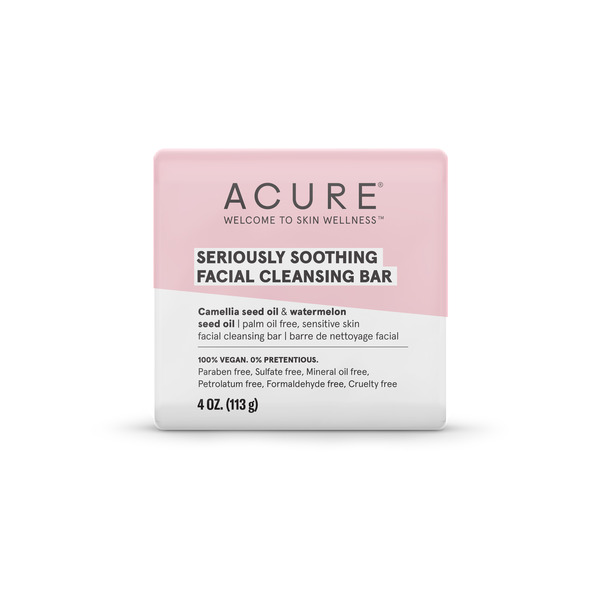 ACURE Seriously Soothing Facial Cleansing Bar hero