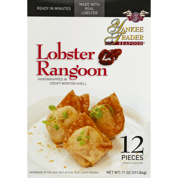 Frozen Meat & Seafood Yankee Trader Seafood Rangoon, Lobster hero