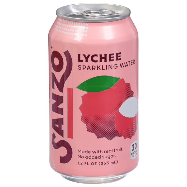 Water, Seltzer & Sparkling Water Sanzo Sparkling Water, Lychee hero