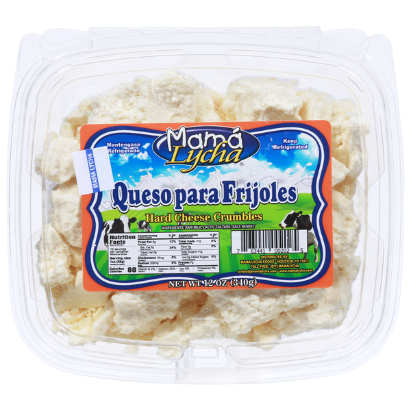 Packaged Cheese Mamá Lycha Cheese Crumbles, Hard hero