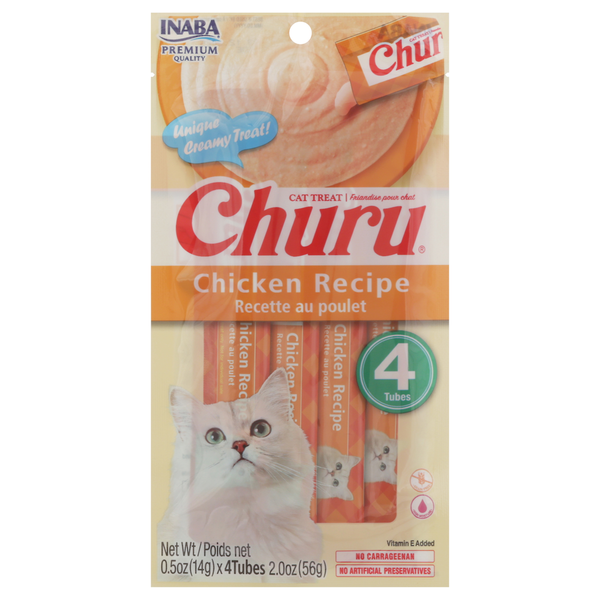 Cat Food & Care Churu Cat Treat, Chicken Recipe hero