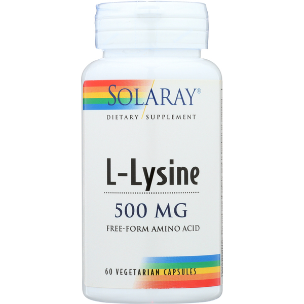 Amino Acids Solaray L-Lysine, Free Form hero