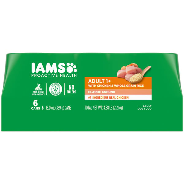 IAMS ProActive Health Pâté with Chicken & Whole Grain Rice Adult Dog Food hero