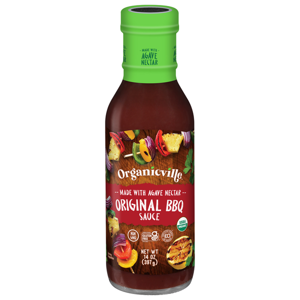 Juice & Nectars Organicville BBQ Sauce, Original hero