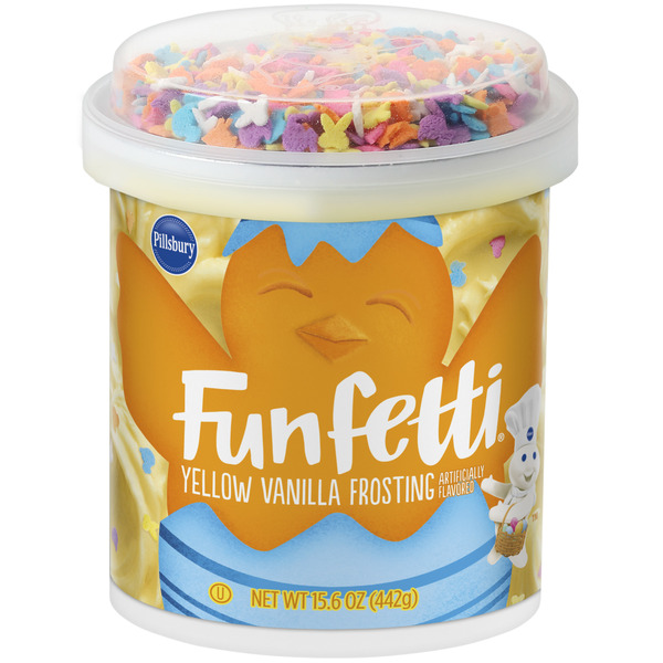 Baking Supplies & Decor Pillsbury Funfetti Spring Vanilla Frosting hero