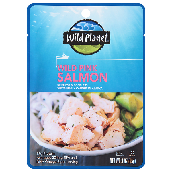 Canned Meat & Seafood Wild Planet Salmon, Wild Pink hero