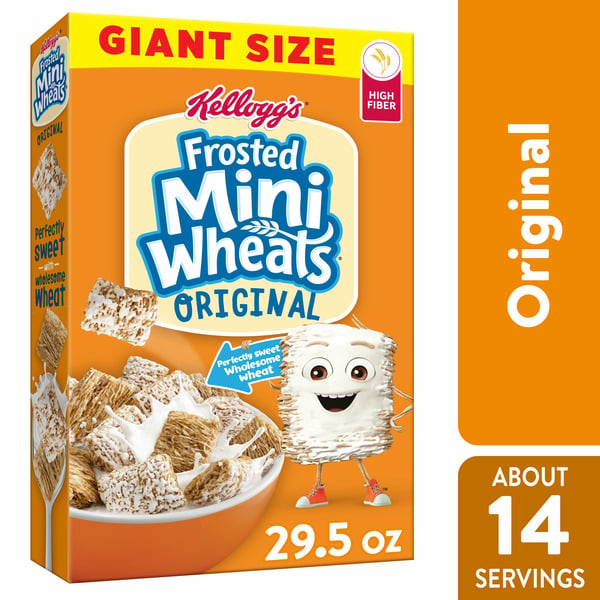 Cereal Frosted Mini-Wheats Breakfast Cereal, Kids Cereal, Family Breakfast, Original hero