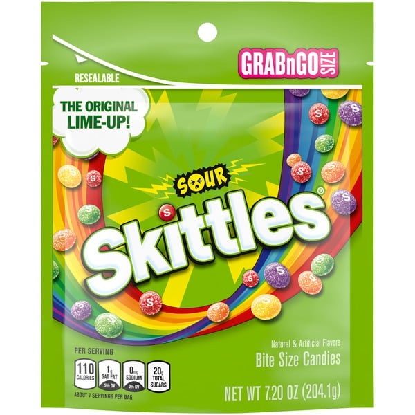 Candy & Chocolate Skittles Sour Chewy Candy Grab N Go hero