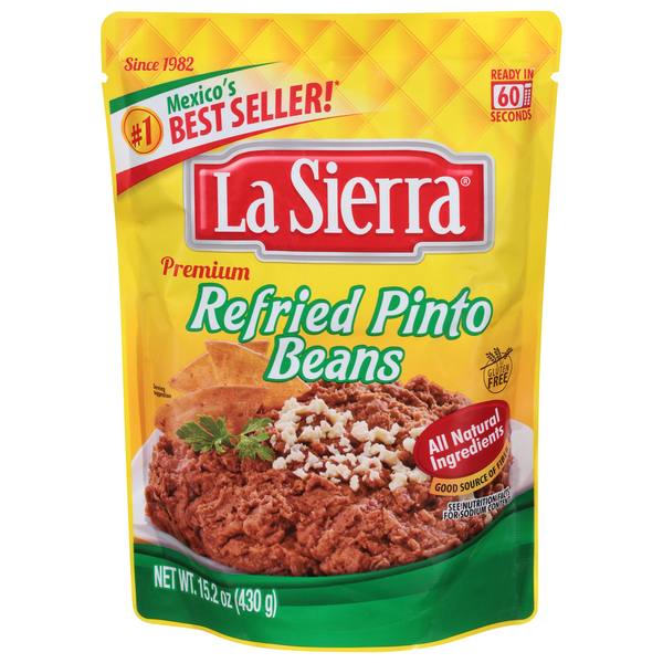 Canned Meals & Beans La Sierra Pinto Beans, Refried, Premium hero