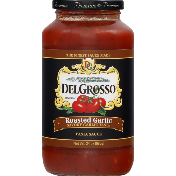 Pasta Sauce DelGrosso Pasta Sauce, Roasted Garlic hero