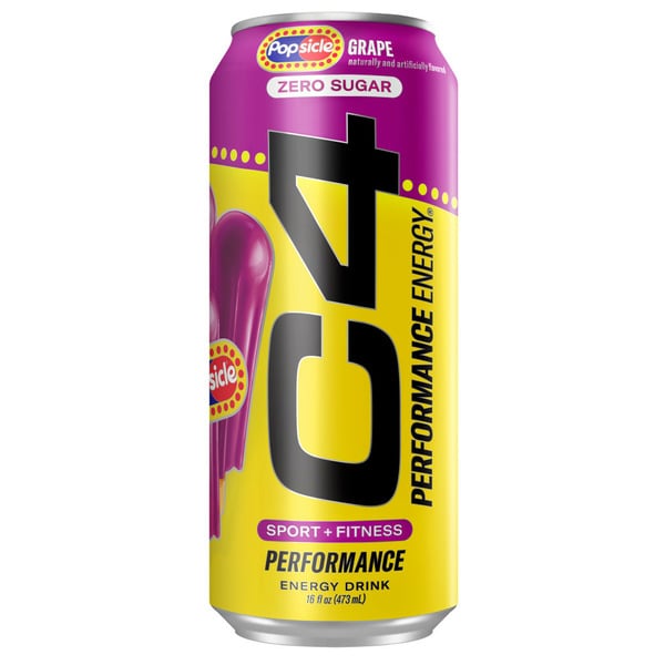 Ice Cream & Ice C4 Energy Energy Drink, Grape Popsicle hero