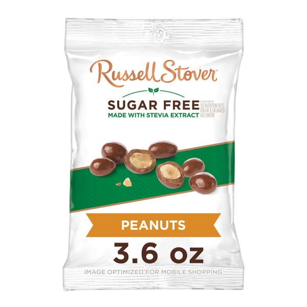 Candy & Chocolate Russell Stover Sugar Free Chocolate Candy Covered Peanuts hero