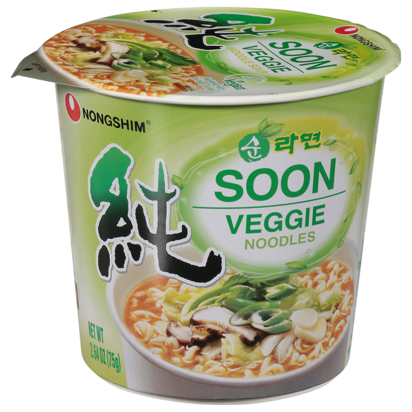 Soup, Broth & Bouillon Nongshim Noodle, Veggie, Soon hero