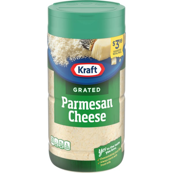 Preserved Dips & Spreads Kraft Grated Parmesan Cheese hero