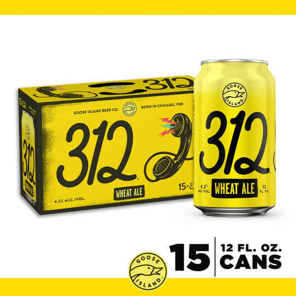 Beers & Coolers Goose Island 312 Urban Wheat Ale Beer Cans hero