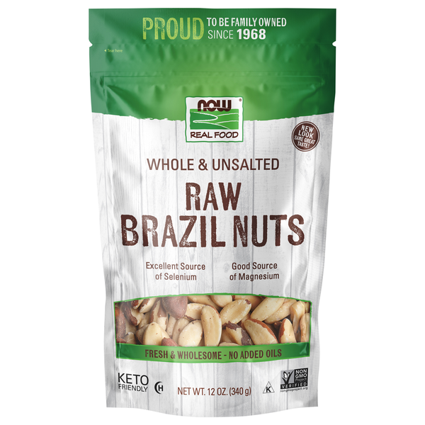 Bulk Nuts & Seeds NOW Brazil Nuts, Raw, Whole & Unsalted hero