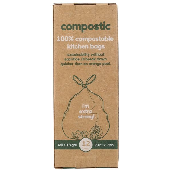 Compostic 13 Gallon Rubbish Bags hero