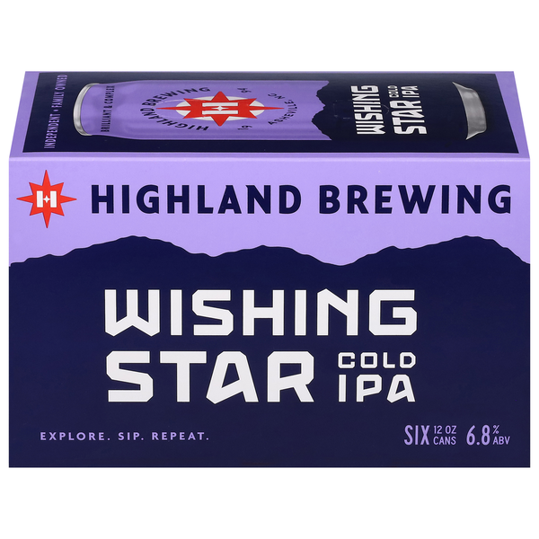 Beers & Coolers Highland Brewing Beer, Cold IPA, Wishing Star hero