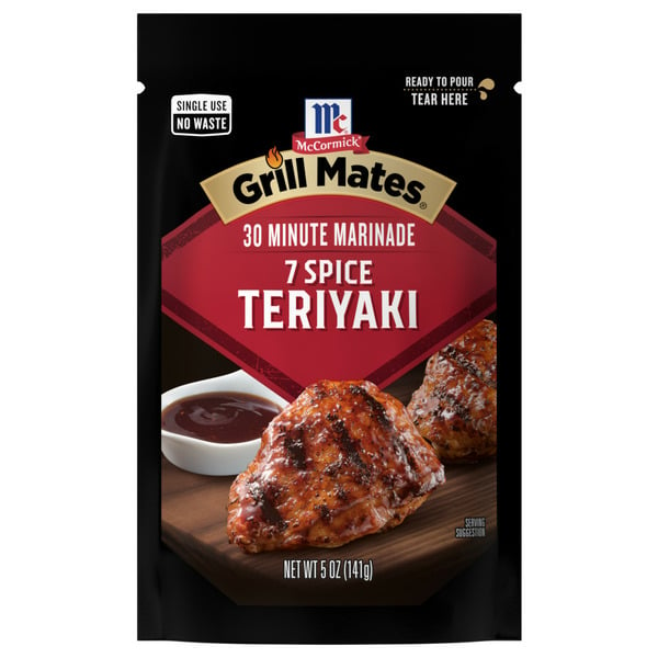 Spices & Seasonings McCormick® 7 Spice Teriyaki Single Use Marinade hero