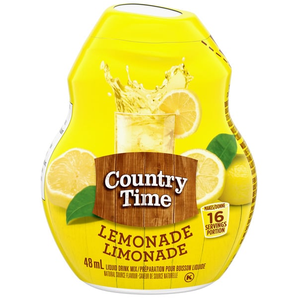 Juice & Nectars Country Time Lemonade Liquid Drink Mix hero