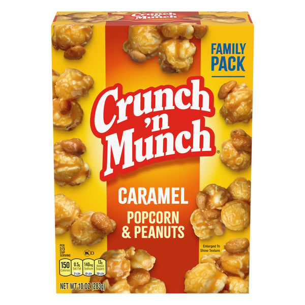 Popcorn & Jerky Crunch ‘n Munch Caramel Popcorn with Peanuts hero