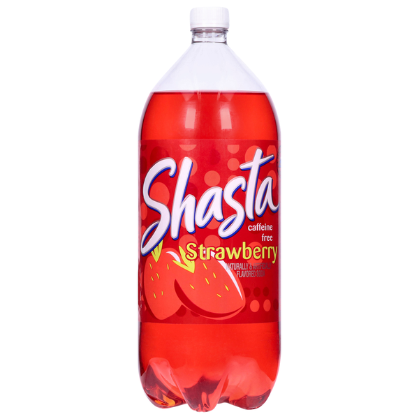 Soft Drinks Shasta Soda, Caffeine Free, Strawberry hero