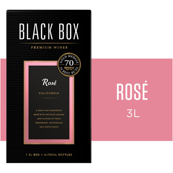 Rosés Black Box Wines Rose Blush Wine hero