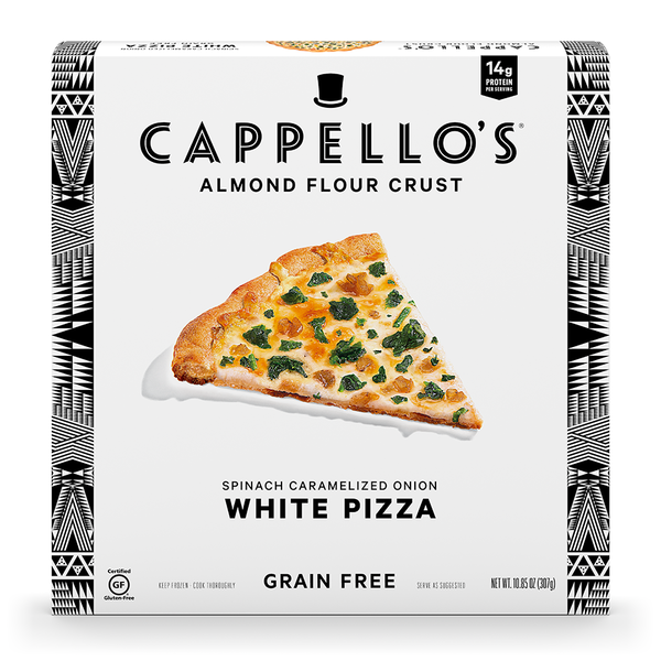 Frozen Pizza Cappello's White Pizza with Spinach & Caramelized Onion hero