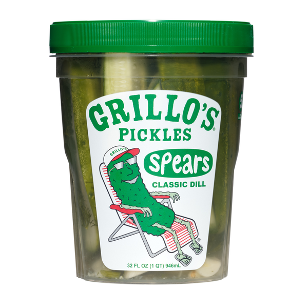 Pickled Goods & Olives Grillo's Pickles Italian Dill Spears hero