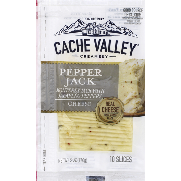 Packaged Cheese Cache Valley Cheese, Pepper Jack hero