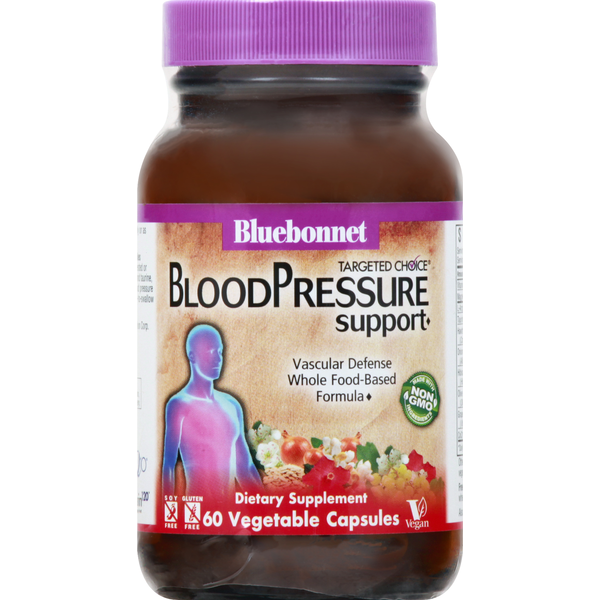 Vitamins & Supplements Bluebonnet Blood Pressure Support, Vegetable Capsules hero