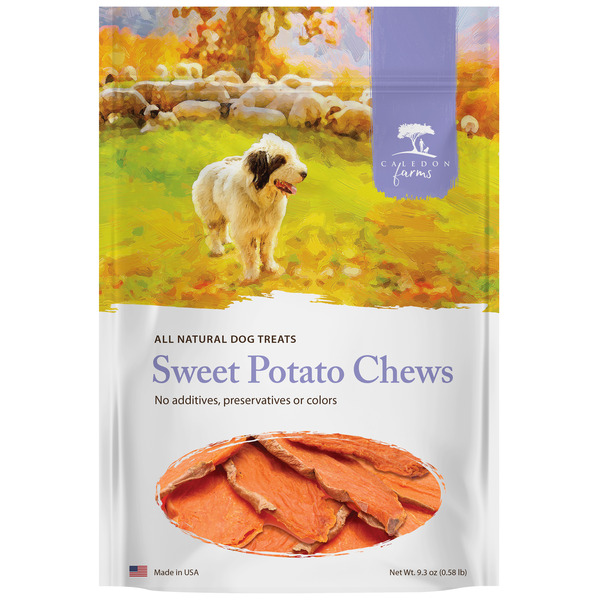 Dog Food & Care Caledon Farms Sweet Potato Chews Dog Treats hero