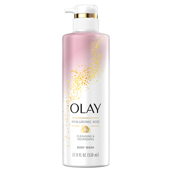 Beauty Olay Cleansing & Nourishing Body Wash with Vitamin B3 and Hyaluronic Acid hero