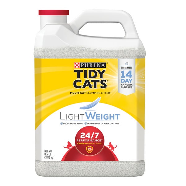 Cat Litter & Supplies Purina Tidy Cats Light Weight, Low Dust, Clumping Cat Litter, 24/7 Performance Multi Cat Litter hero