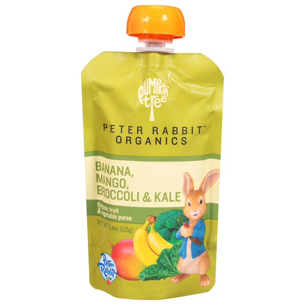 Baby Food & Formula Pumpkin Tree Fruit & Vegetable Puree, Organic, Banana, Mango, Broccoli & Kale hero