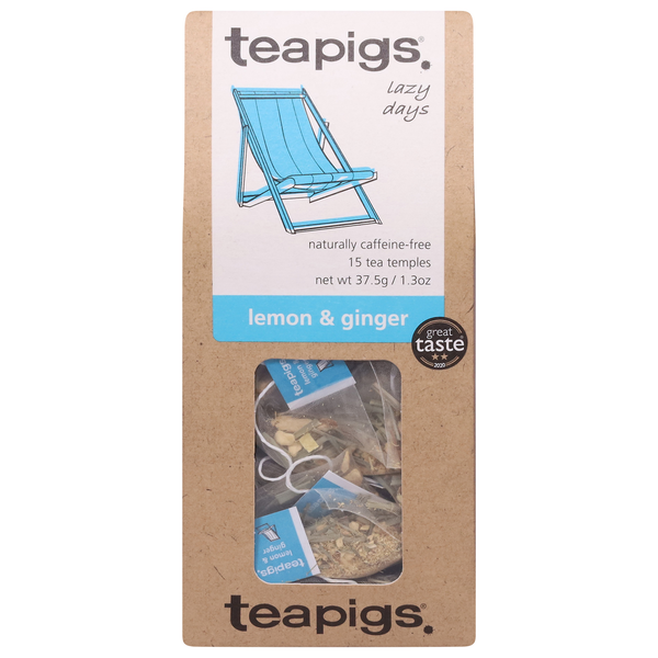 Tea teapigs Tea Temple, Lemon & Ginger hero