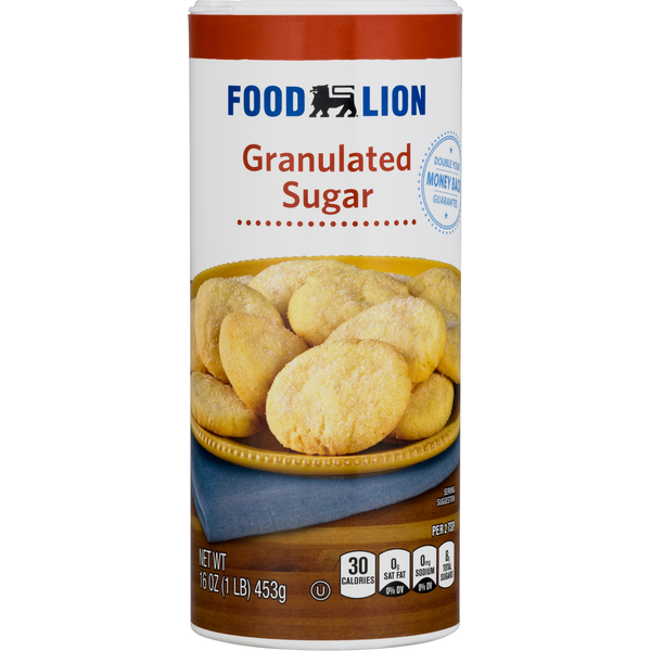 Sugars & Sugar Substitutes Food Lion Granulated Sugar hero