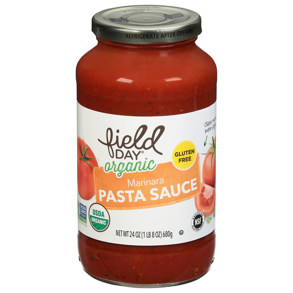 Spices & Seasonings FIELD DAY Pasta Sauce, Organic, Marinara hero