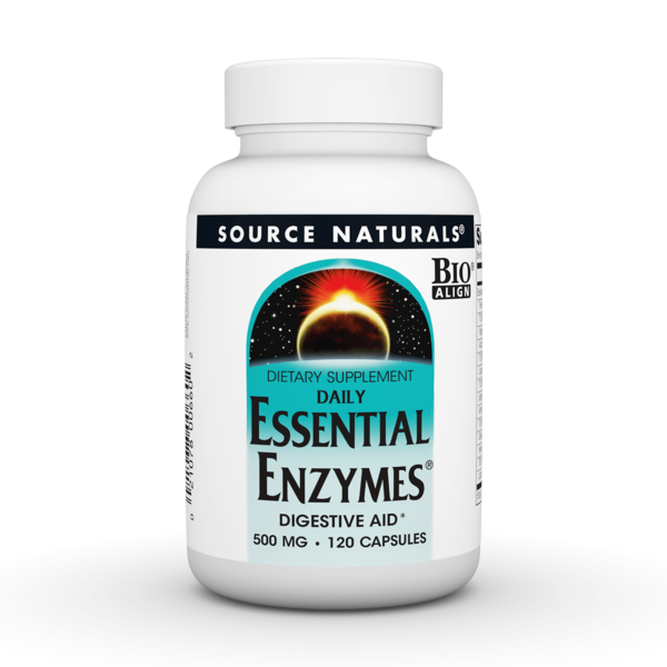 Digestion Source Naturals Essential Enzymes 500 mg Capsule hero