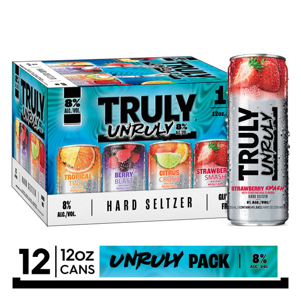 Beers & Coolers TRULY Unruly Hard Seltzer Variety Pack hero