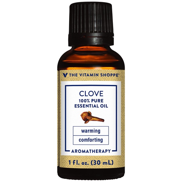 Aromatherapy The Vitamin Shoppe Clove 100% Pure Essential Oil - Aromatherapy (1 Fluid Ounce) hero