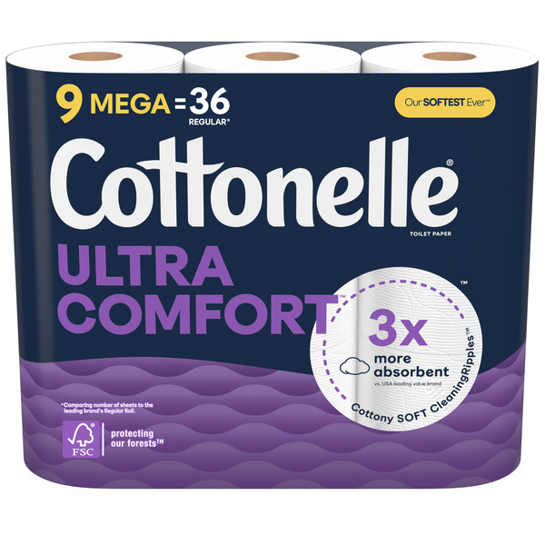 Cottonelle Ultra Comfort Soft Toilet Paper hero