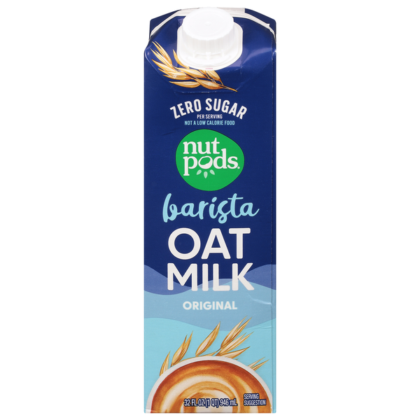 nutpods Oat Milk, Original, Barista hero